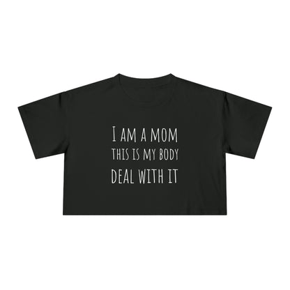 Mom Body Crop Tee