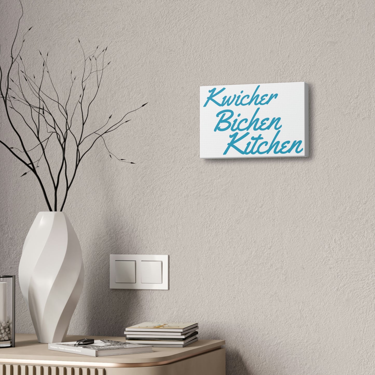 Kwicher Bichen Kitchen Canvas Stretched, 1.5''