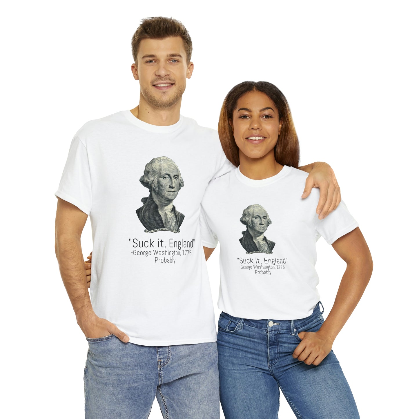 Suck it, England Unisex Heavy Cotton Tee