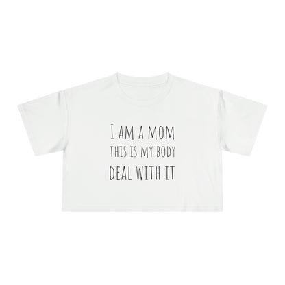 Mom Body Crop Tee