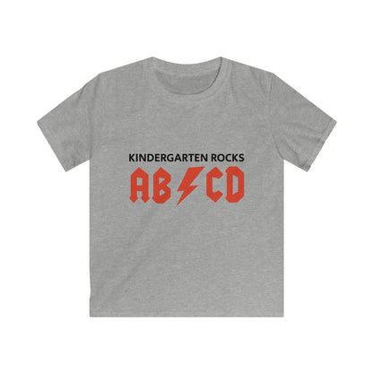 Kindergarten Rocks Kids Softstyle Tee