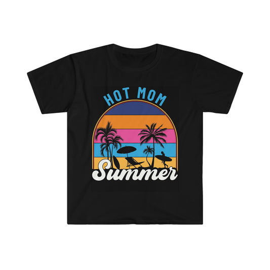 Hot Mom Summer Unisex Softstyle T-Shirt
