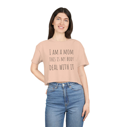 Mom Body Crop Tee