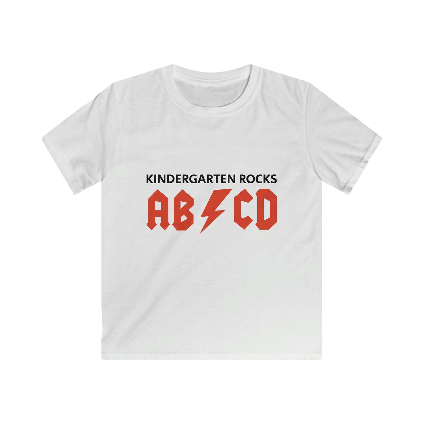 Kindergarten Rocks Kids Softstyle Tee