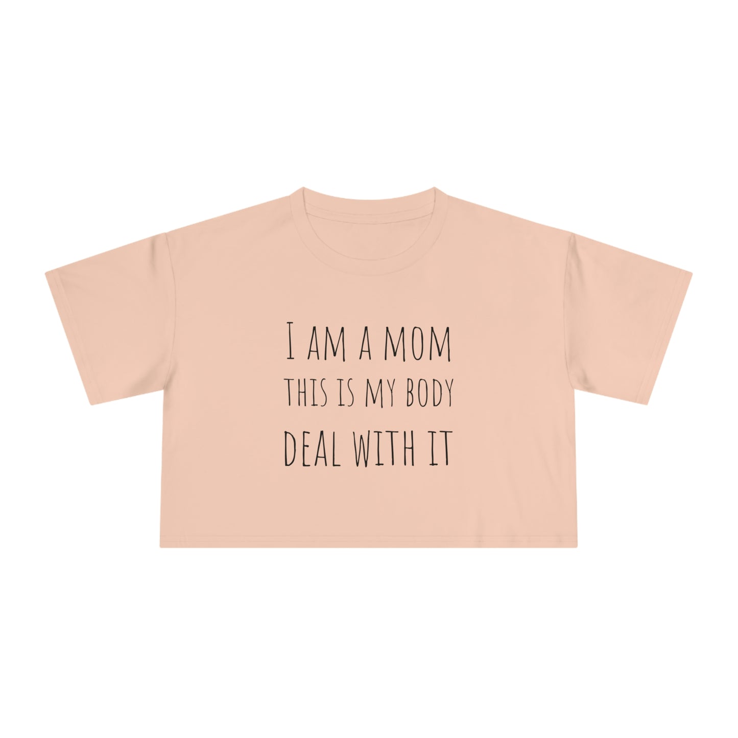 Mom Body Crop Tee