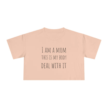 Mom Body Crop Tee