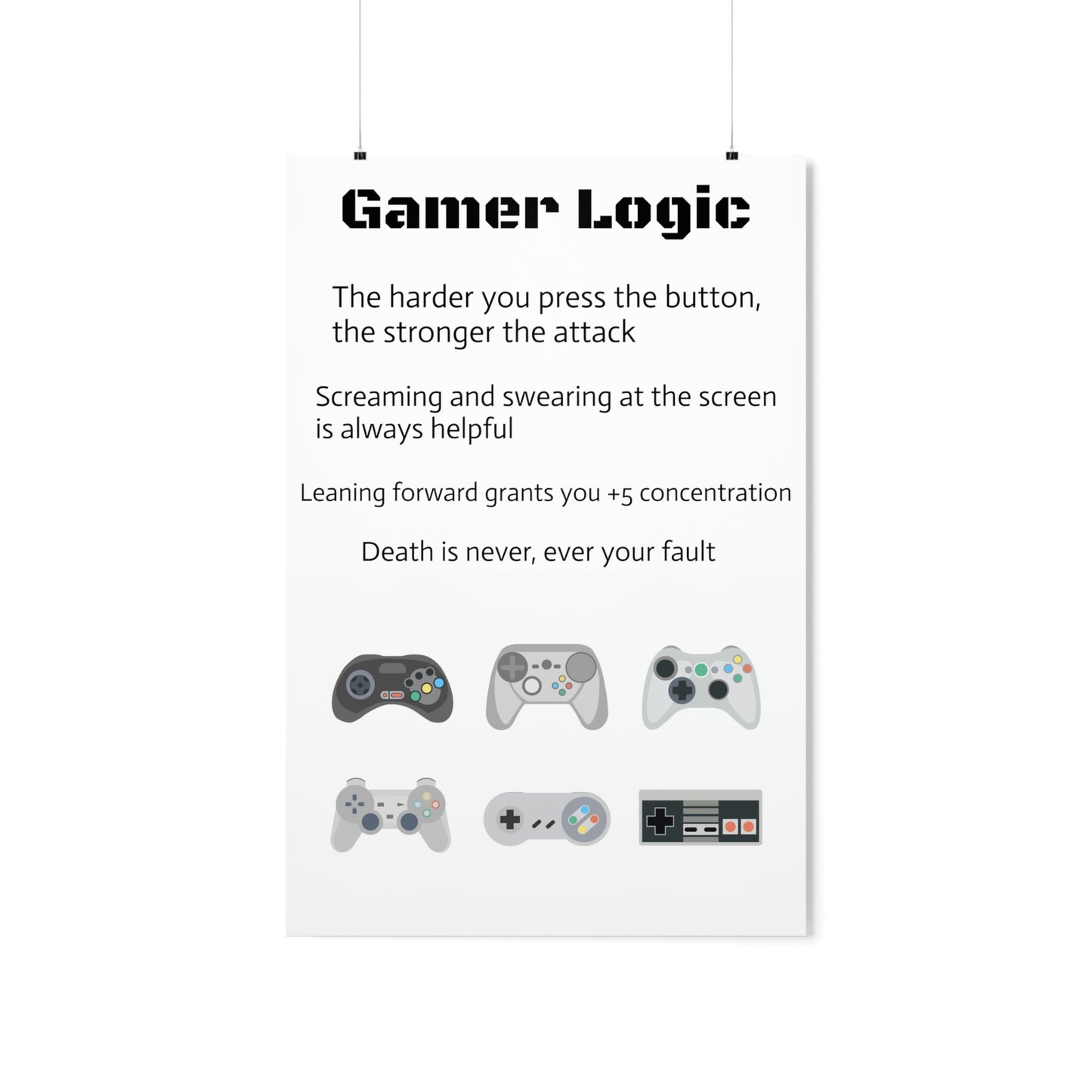 Gamer Logic Posters