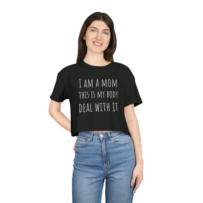 Mom Body Crop Tee