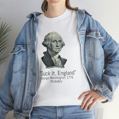 Suck it, England Unisex Heavy Cotton Tee