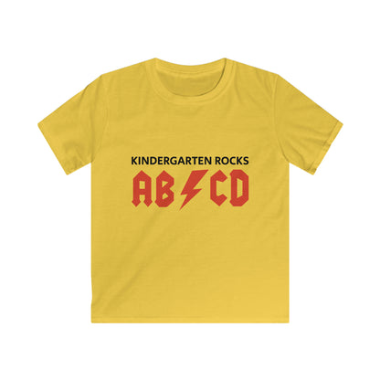 Kindergarten Rocks Kids Softstyle Tee