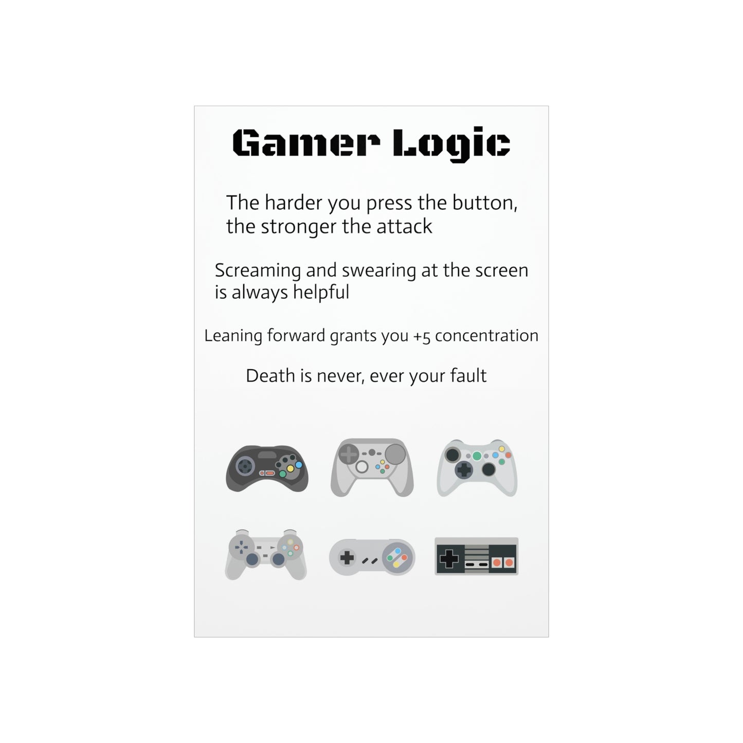 Gamer Logic Posters